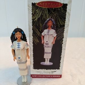 BARBIE Native American Hallmark Keepsake Ornament